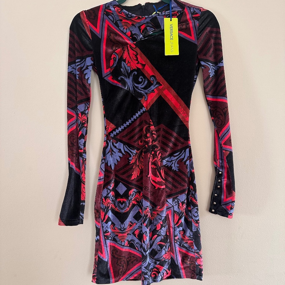 Versace mini cutout dress